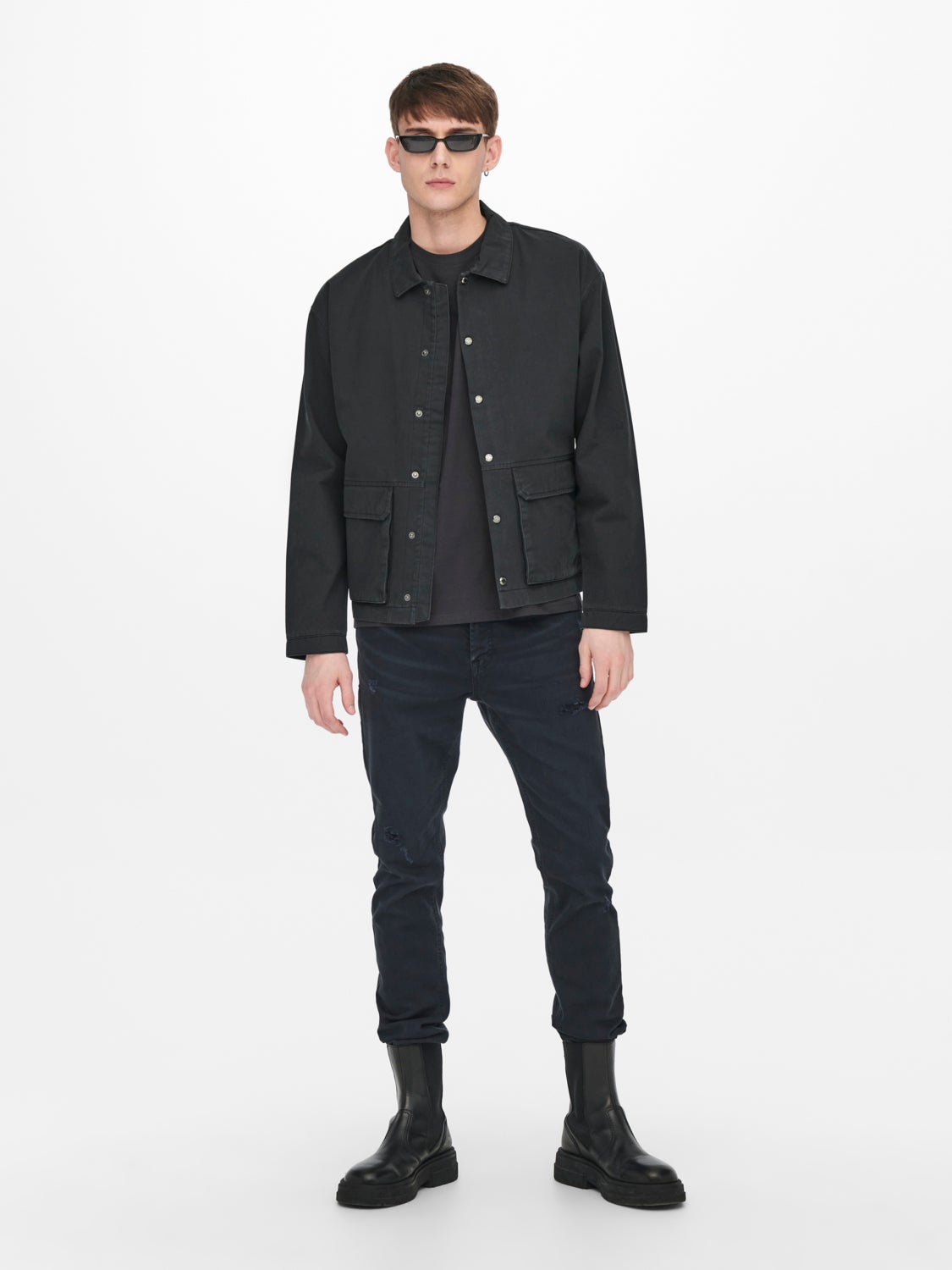 Utility Jacket with Pockets