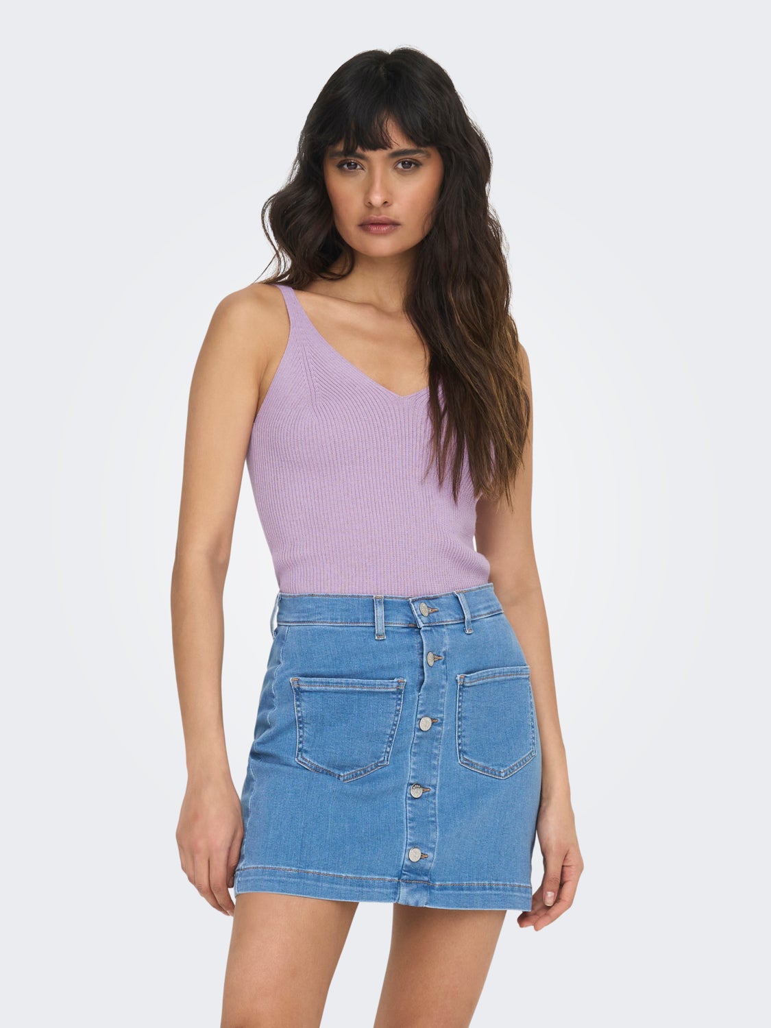Sleeveless Knitted Top