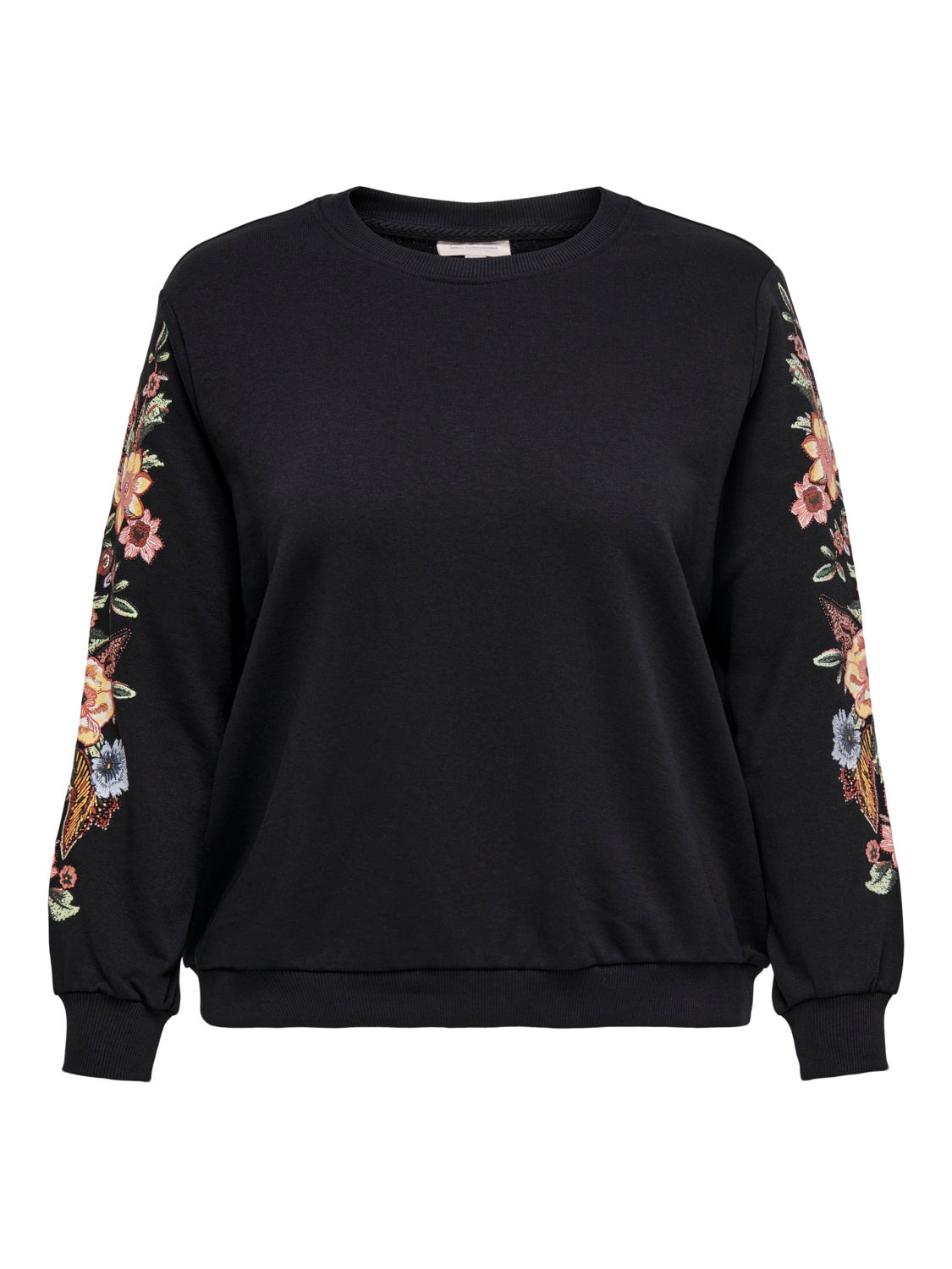 Curvy sleeve detailed Sweatshirt