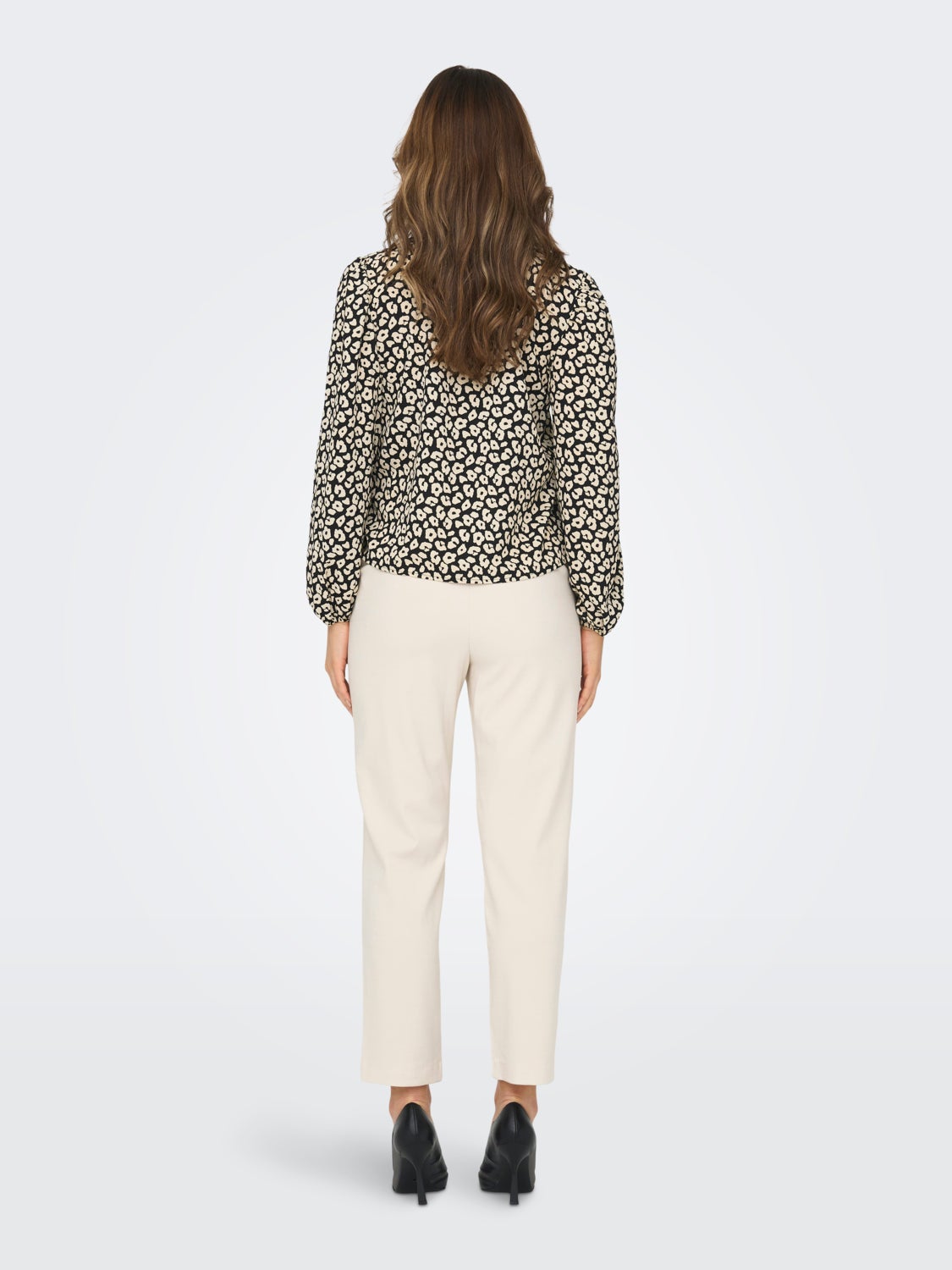 Regular fit puff sleeves shirt