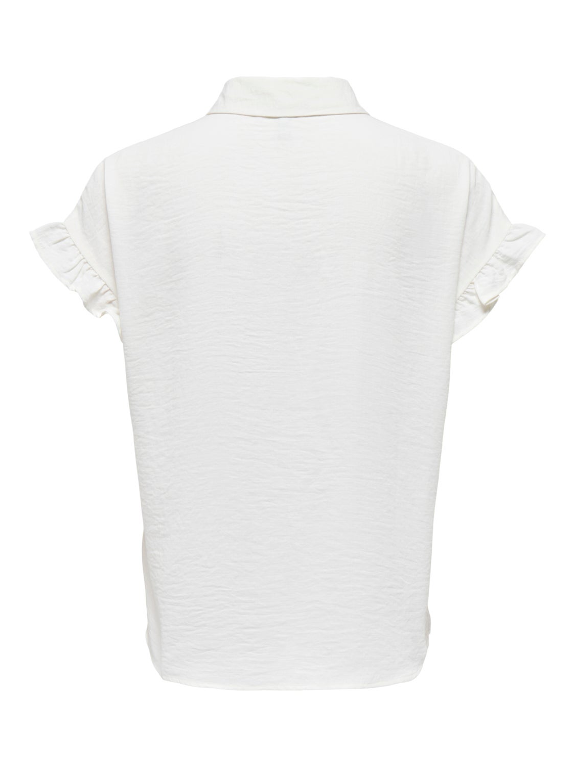 Short Sleeve Frill Shirt