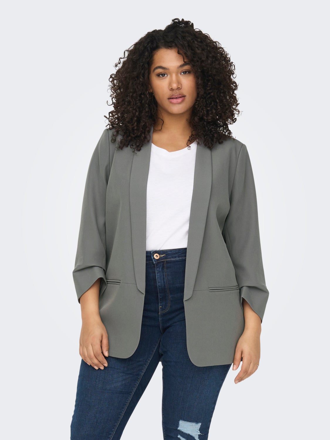 Curvy classic blazer