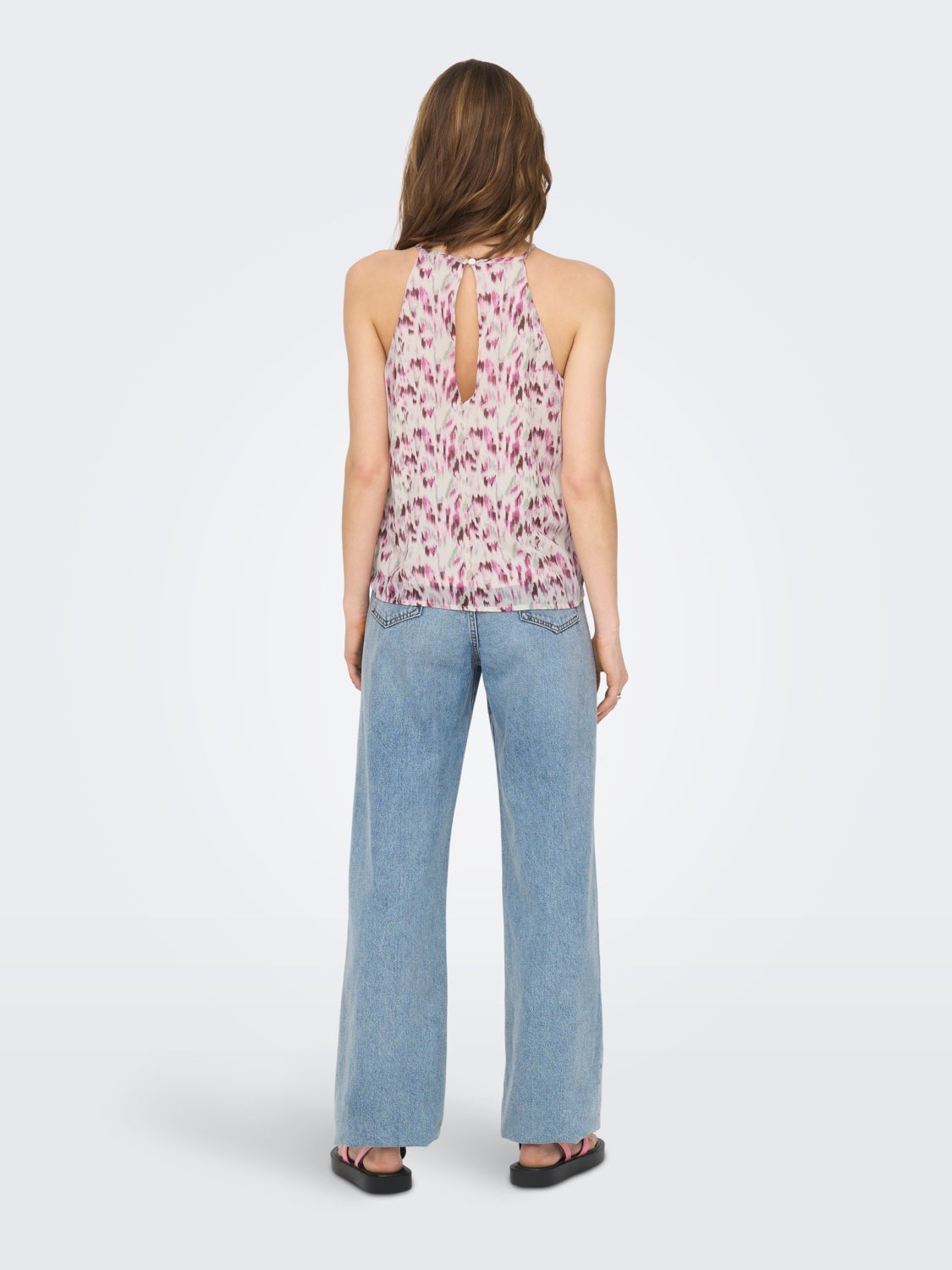 Halterneck Top with cut-out back