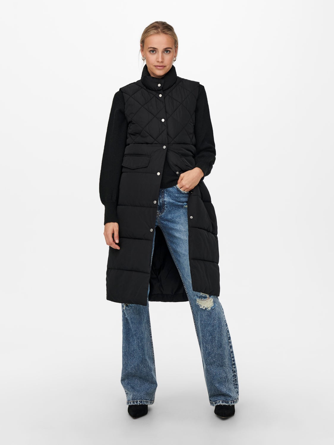 Long Quilted Waistcoat