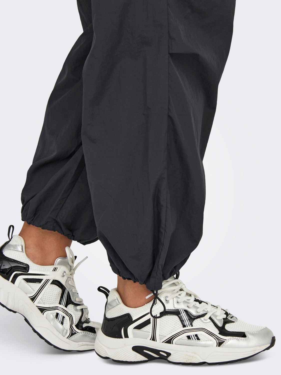 Curvy Parachute Cargo Pants