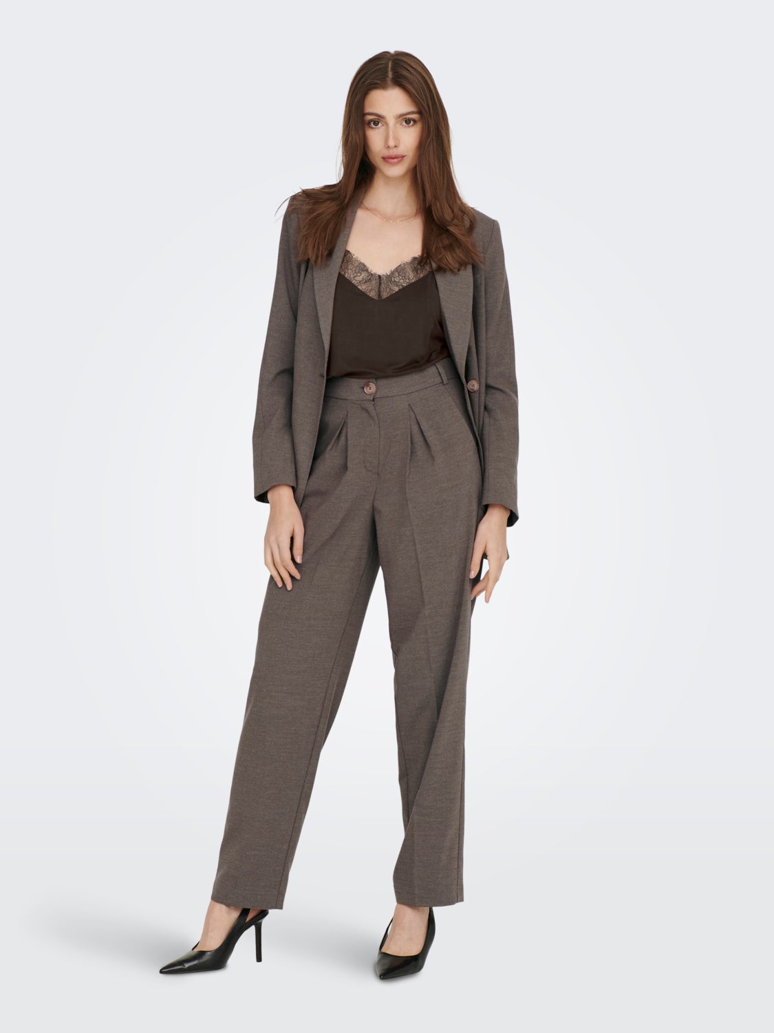 Lace detailed top with thin straps