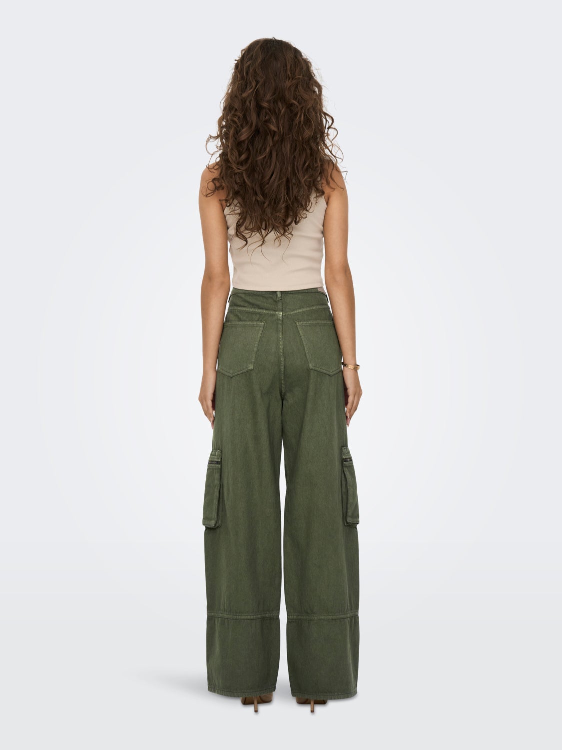 ONLCARO REG WAIST LOOSE CARGO DNM AZ