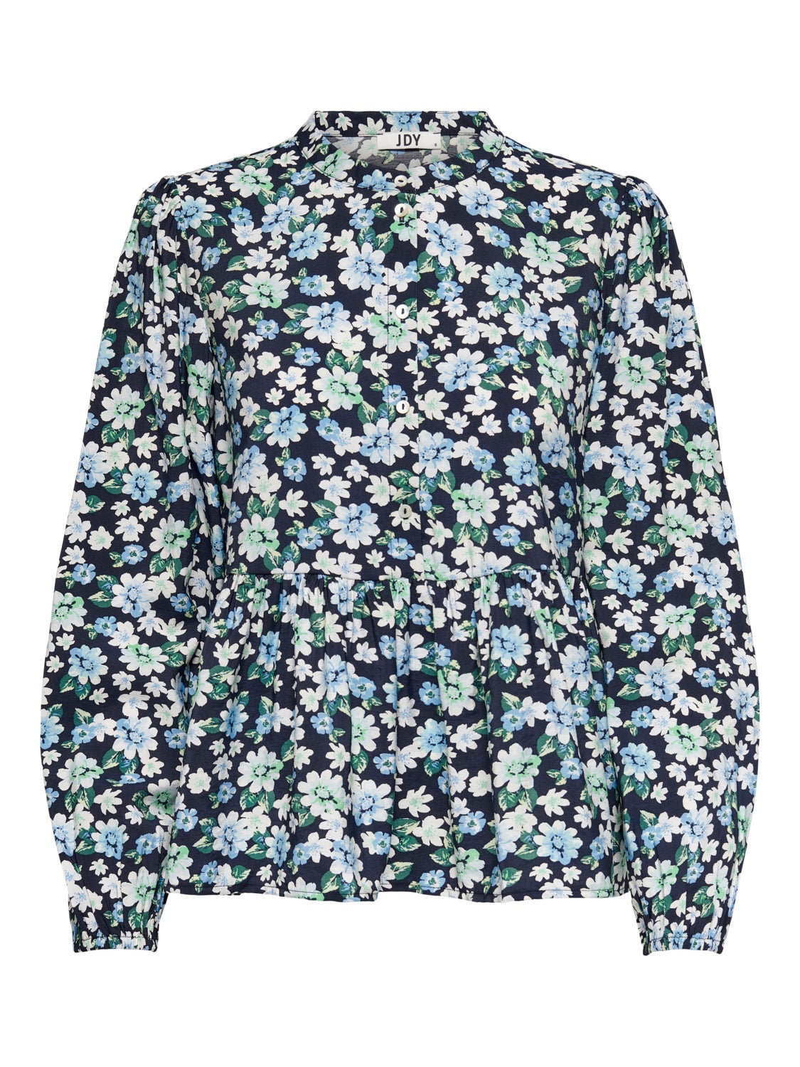 Printed peplum top