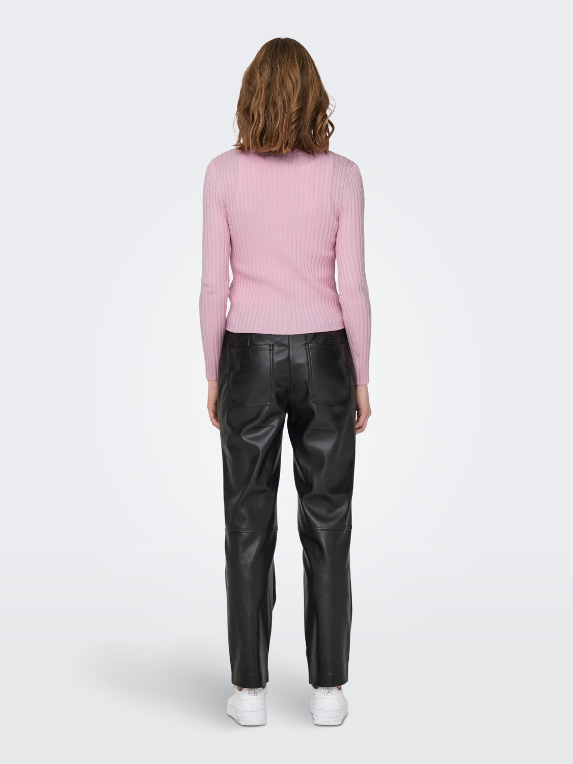 Rib knitted cardigan