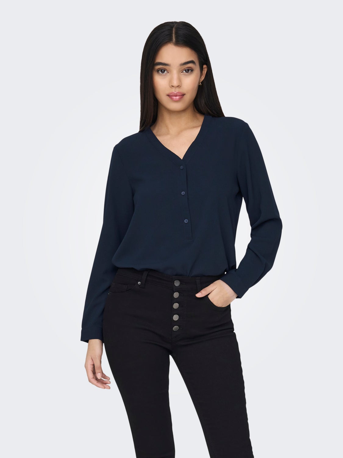 V-neck placket Shirt