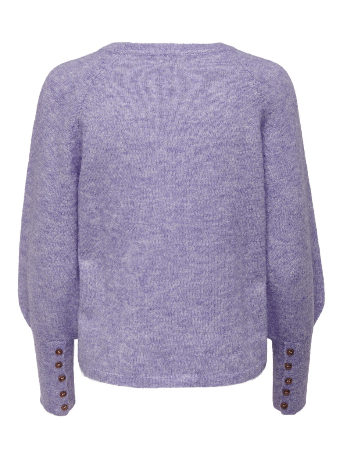 Button cuff Knitted Pullover