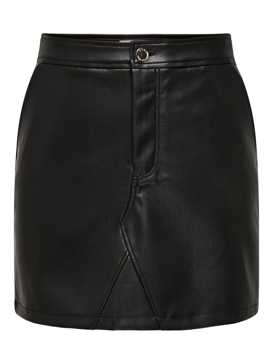 Faux Leather Mini Skirt