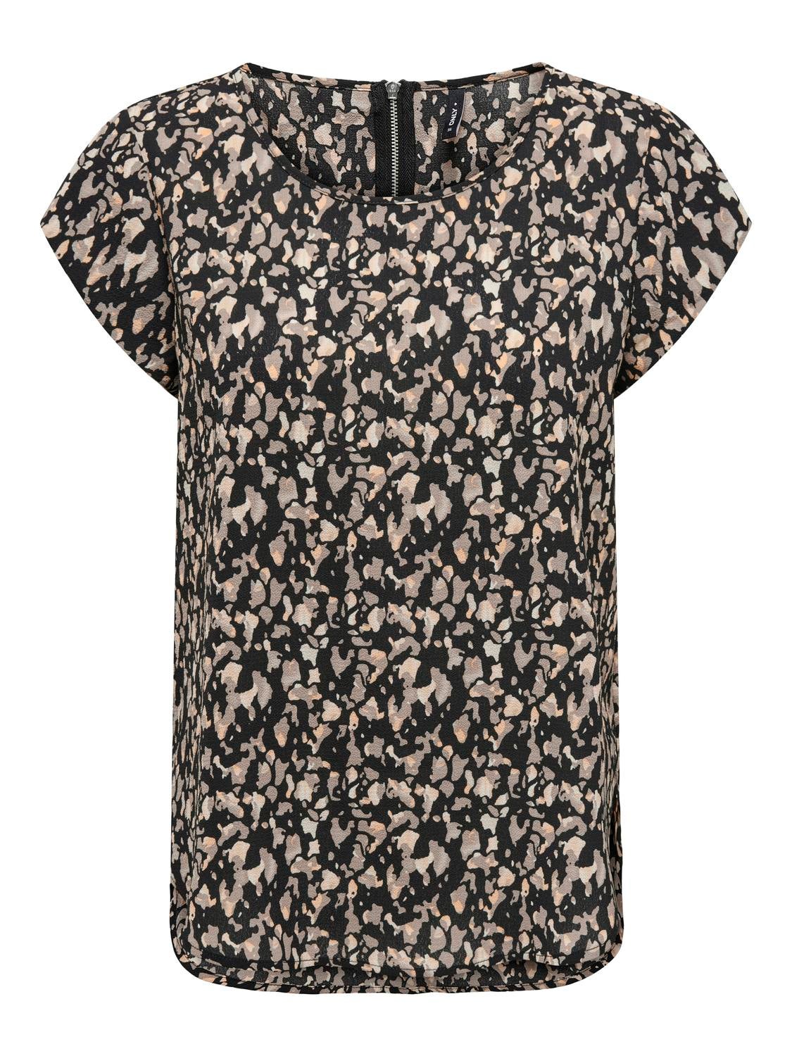 Printed Short Sleeved Top