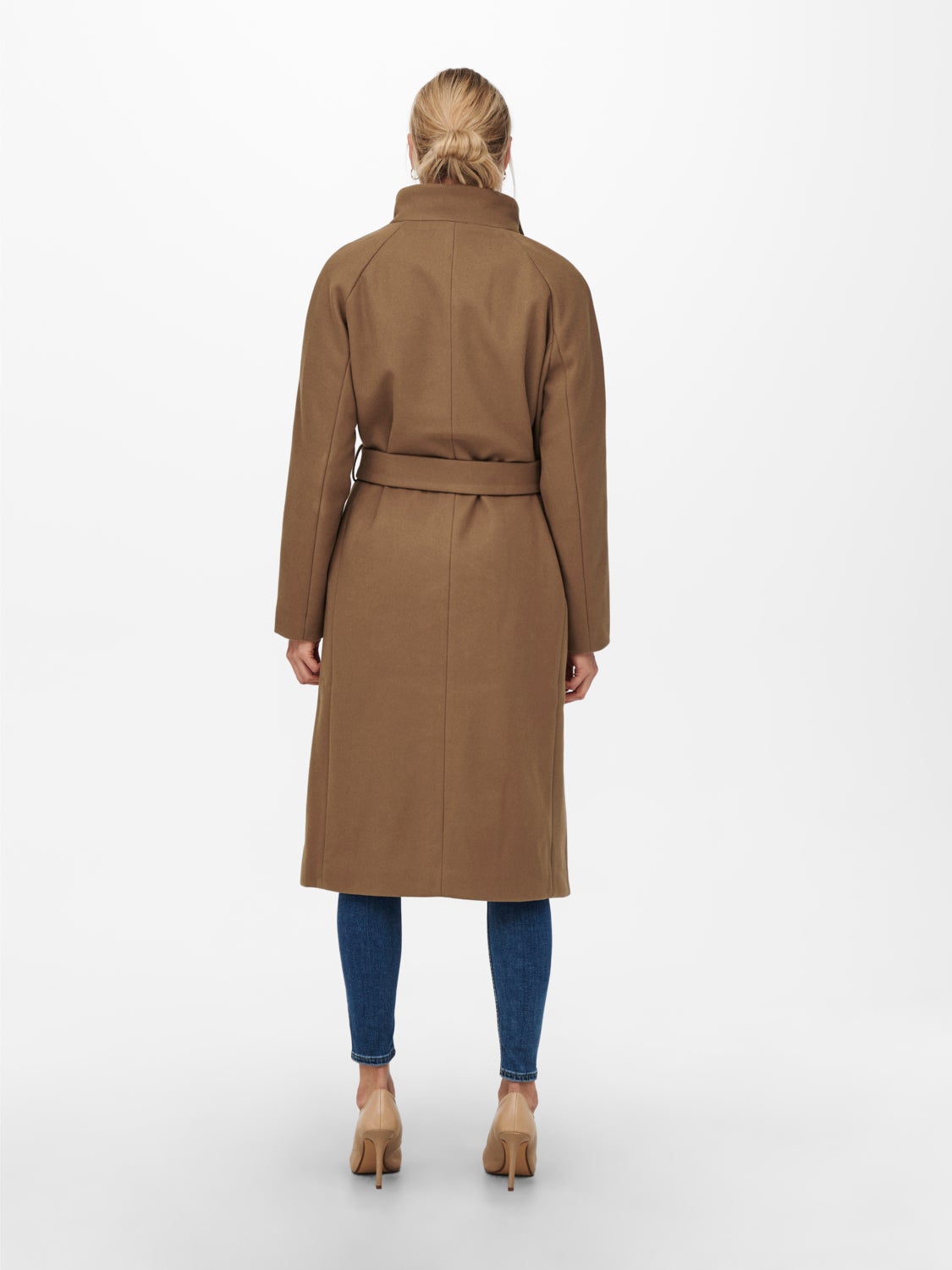 Tie belt Coat