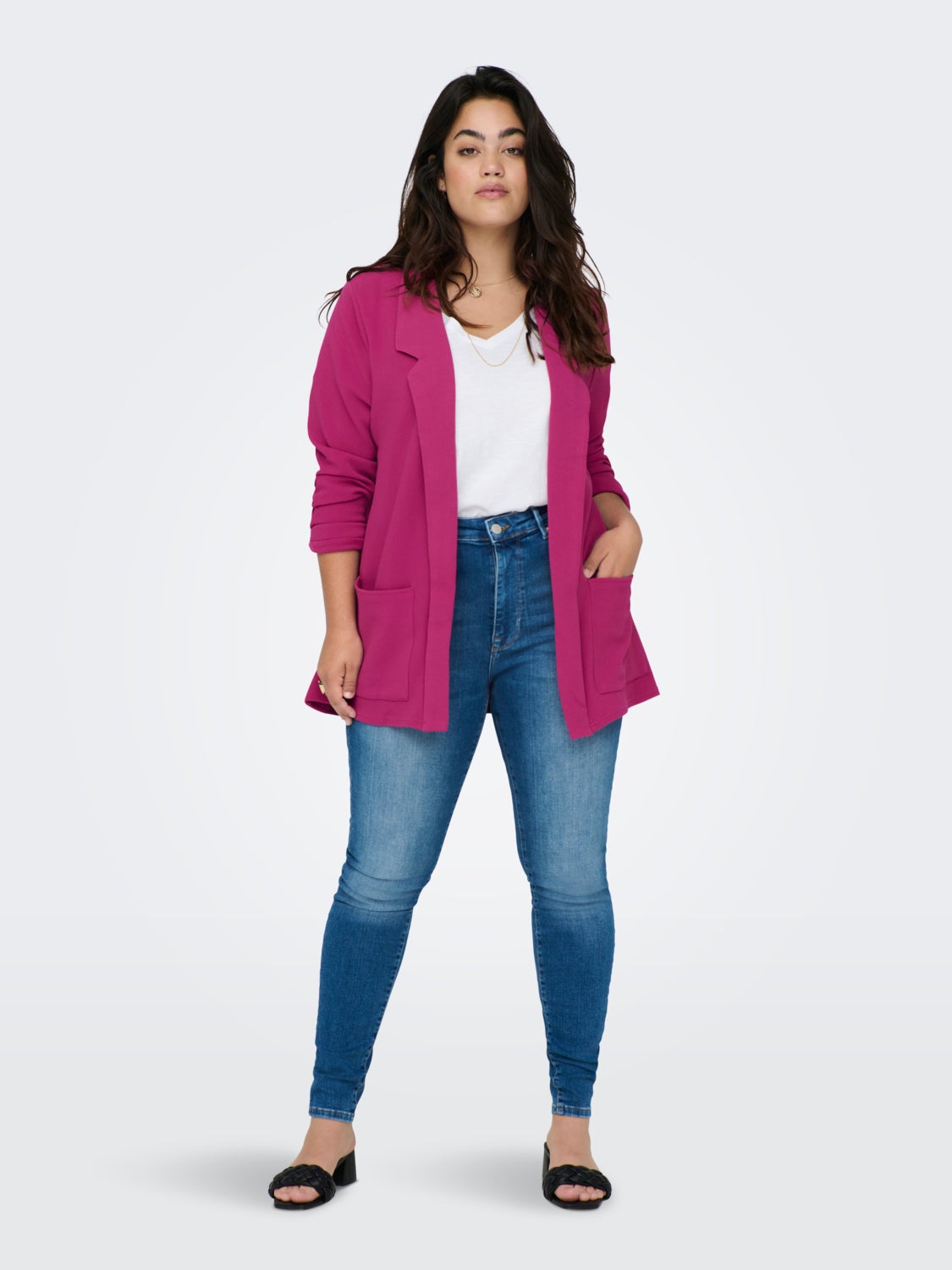 Curvy open Blazer