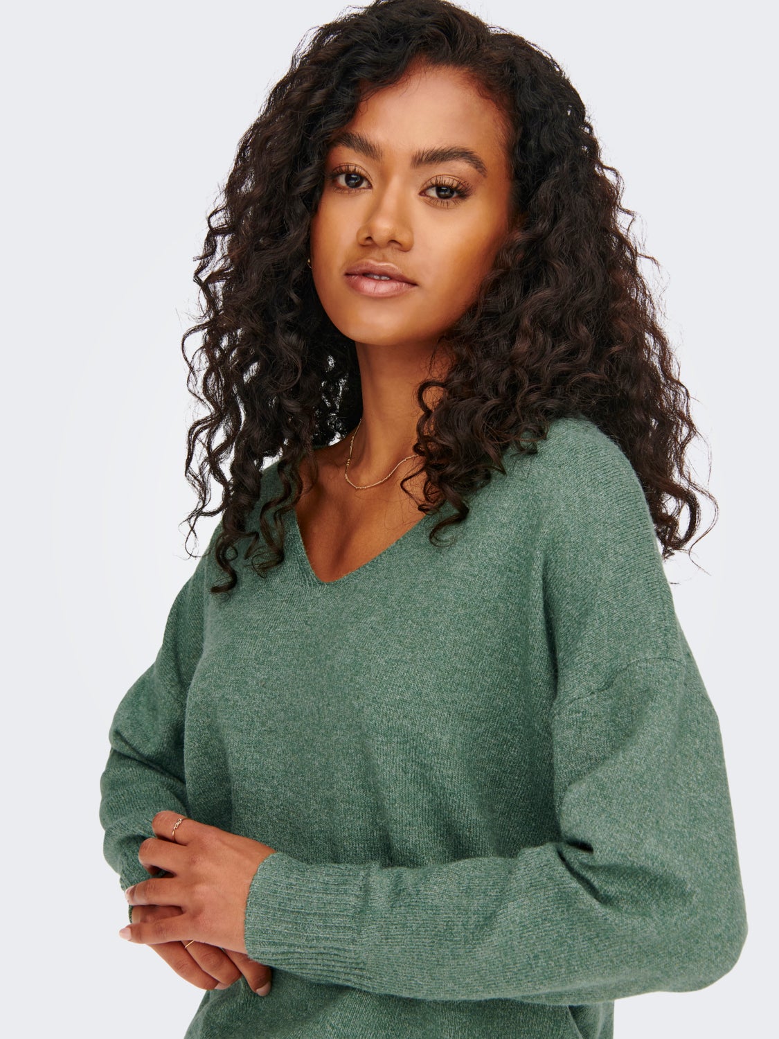 V-neck Knitted Pullover