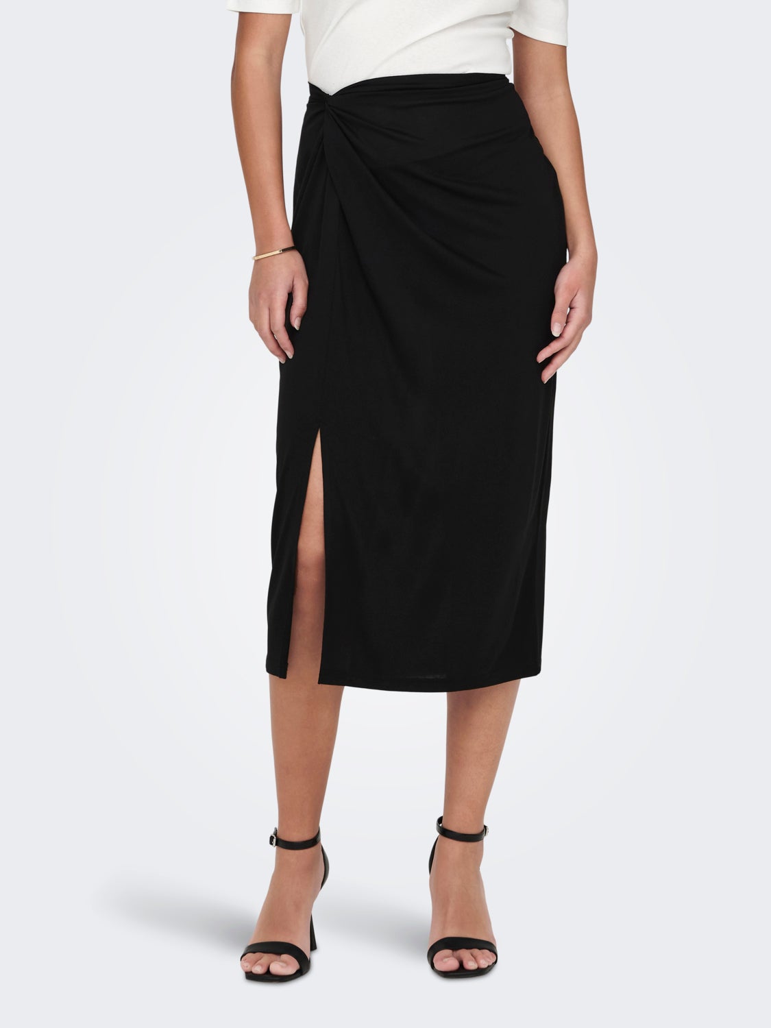 Midi Skirt With Slit