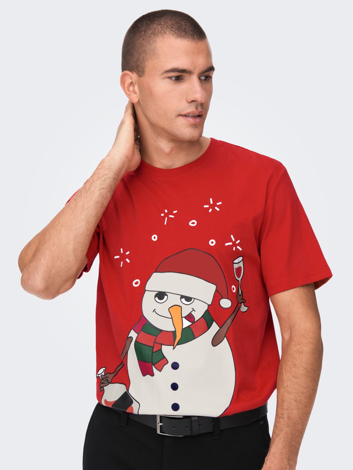 T-shirt with christmas print