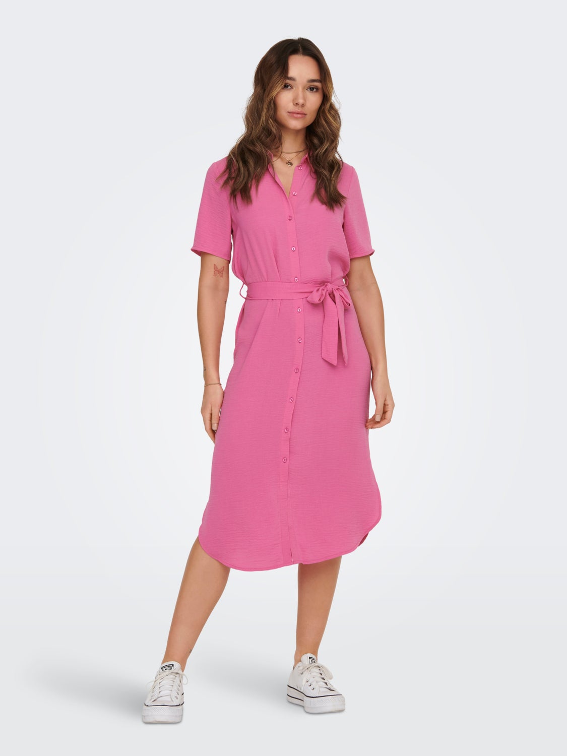 Midi Short sleeved dress