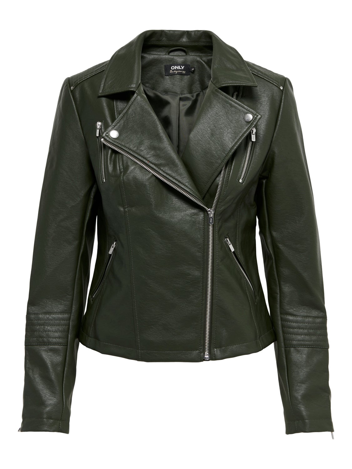 Biker Faux Leather Jacket