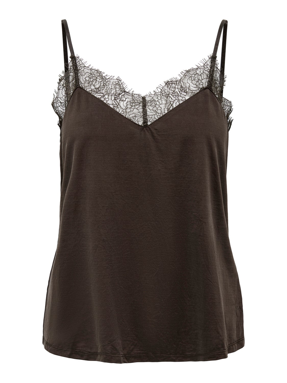 Lace detailed top with thin straps