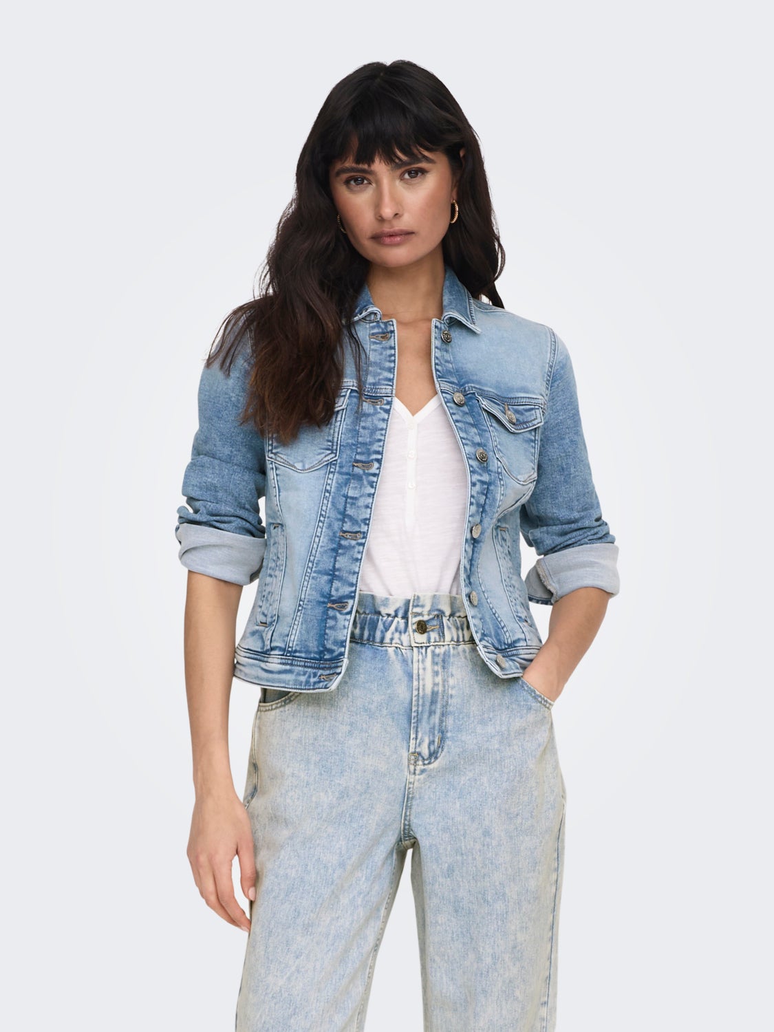 Cropped Denim Jacket