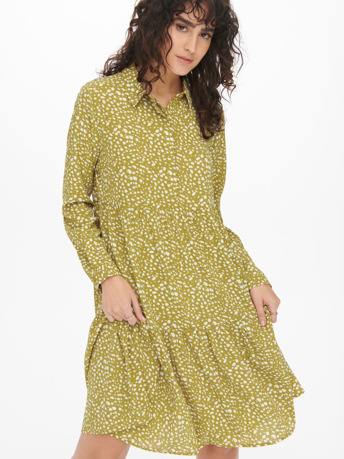 Mini dress with print