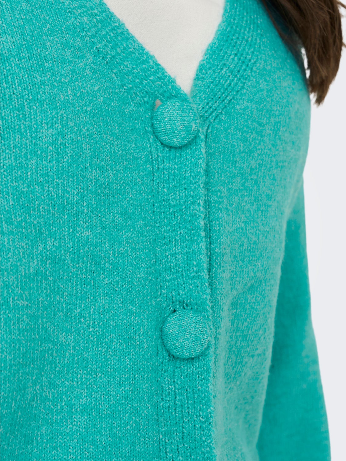 V-Neck Knit Cardigan