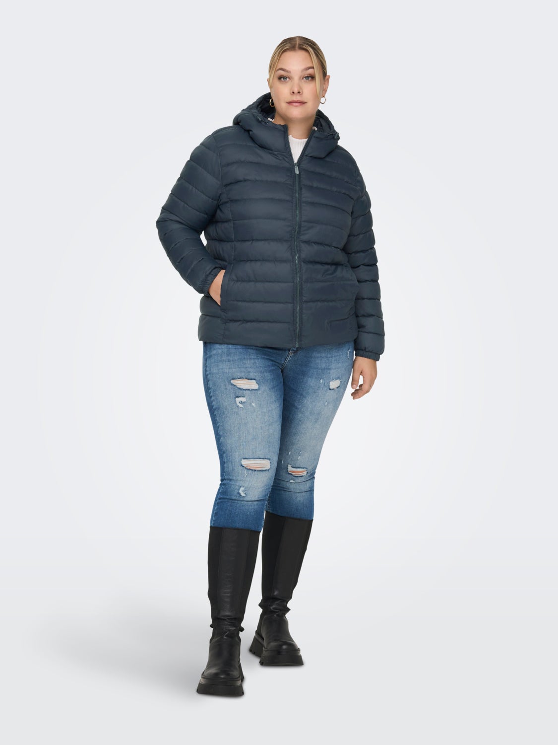 Curvy short Quilted jacket