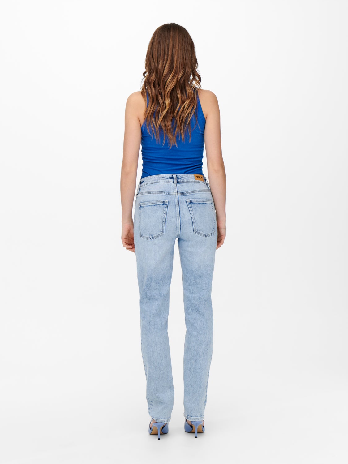 ONLScarlett life highwaist ankle Straight fit jeans