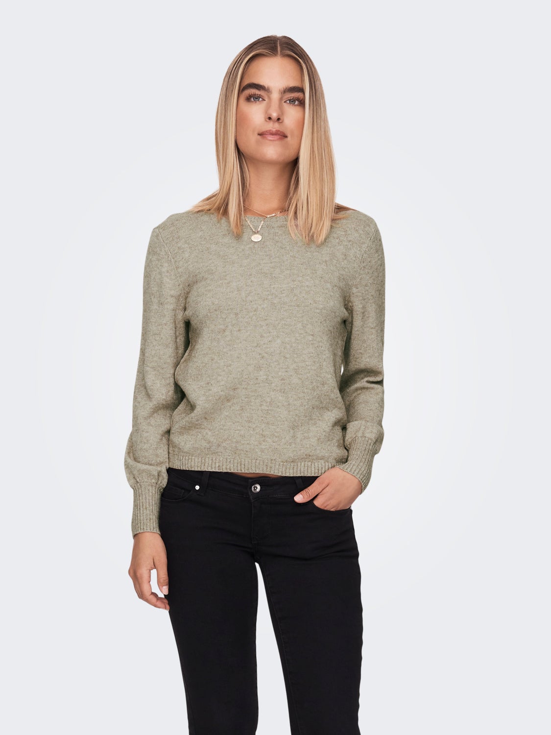 Balloon Knitted Pullover