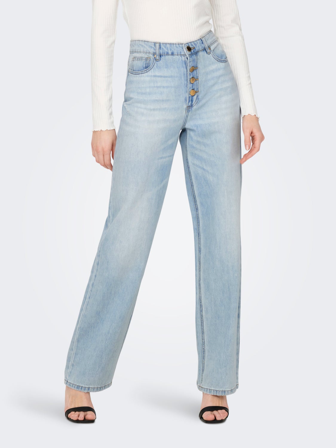 ONLMolly wide high waisted jeans