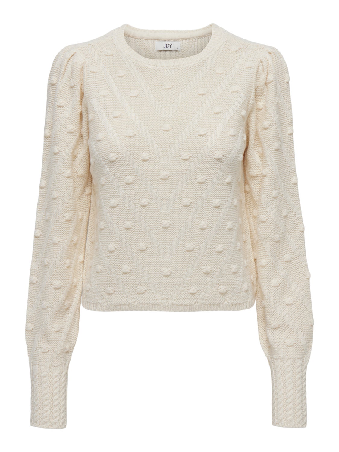 Textured knitted pullover