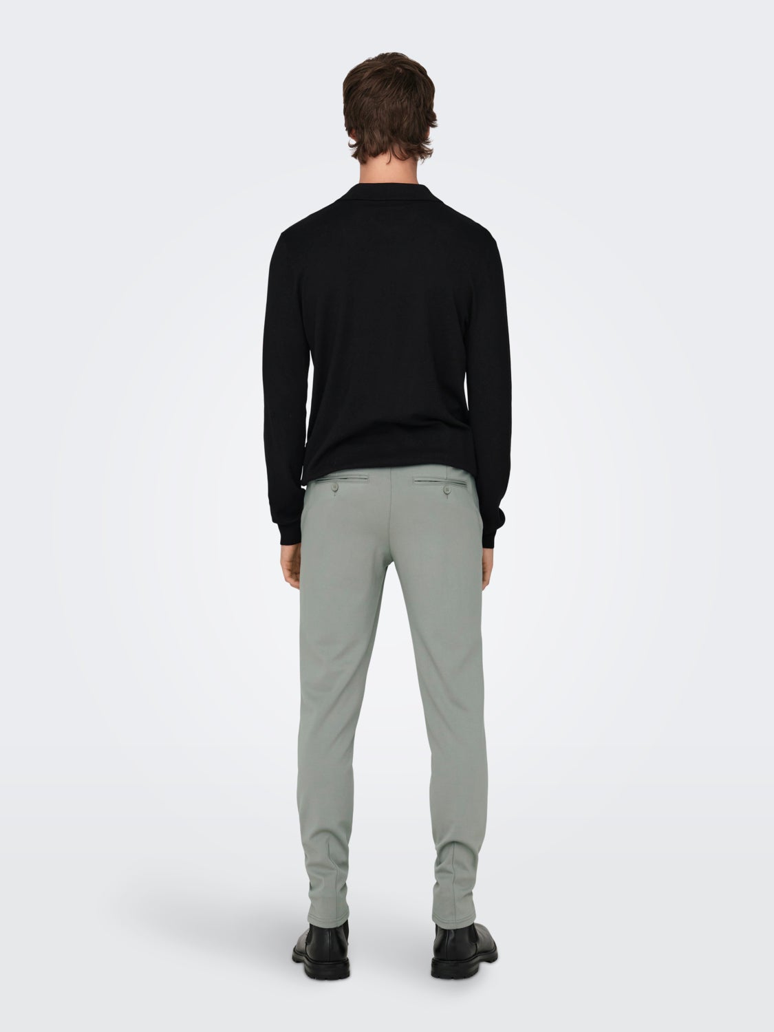 Solid colored chinos