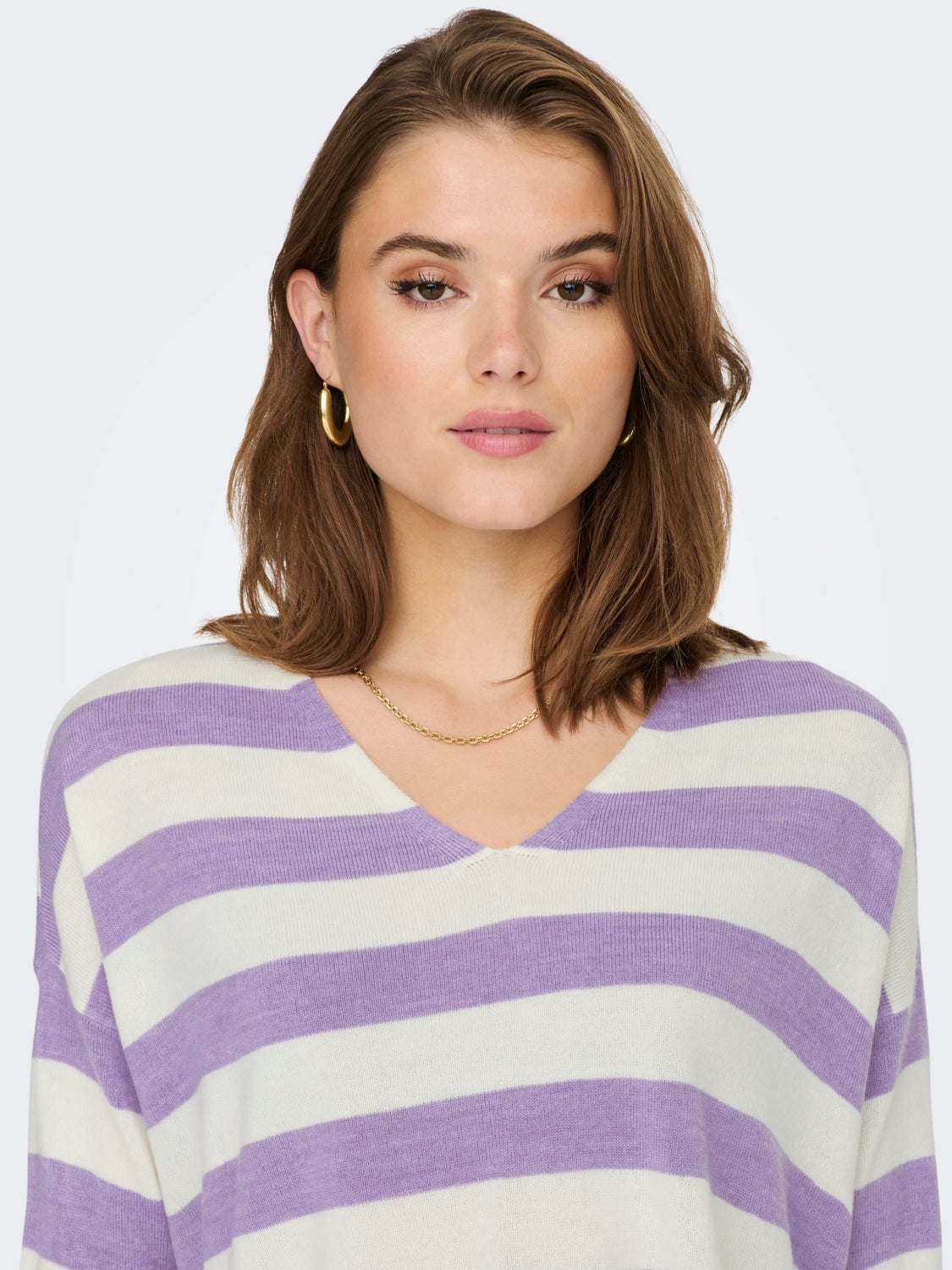 V-neck Knitted Pullover