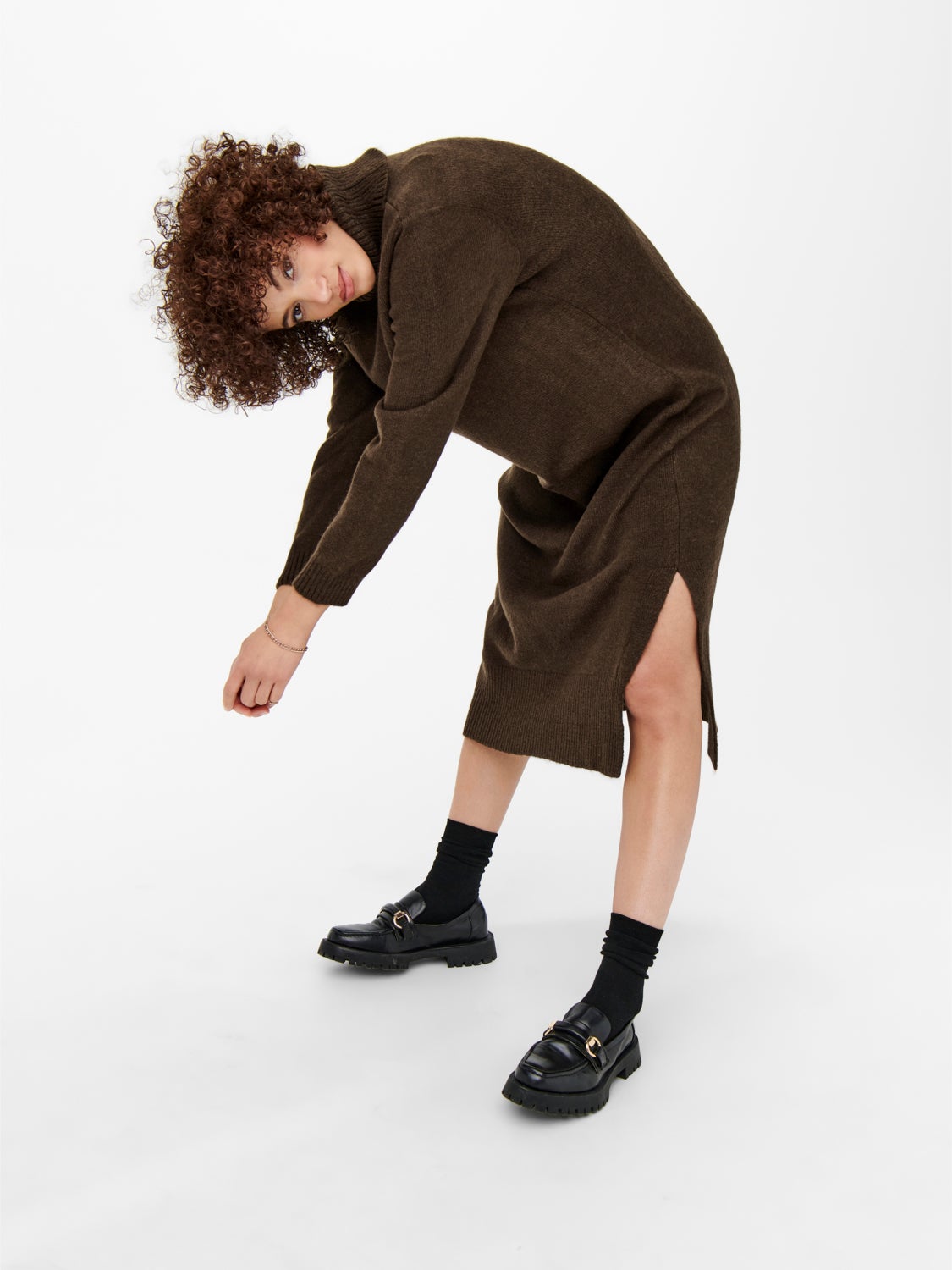 Roll neck Knitted Dress