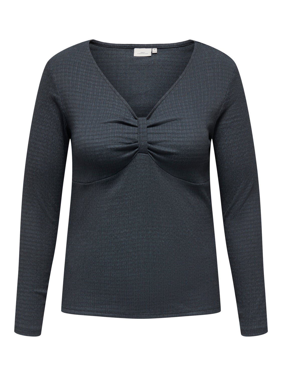 Curvy ruching detail top