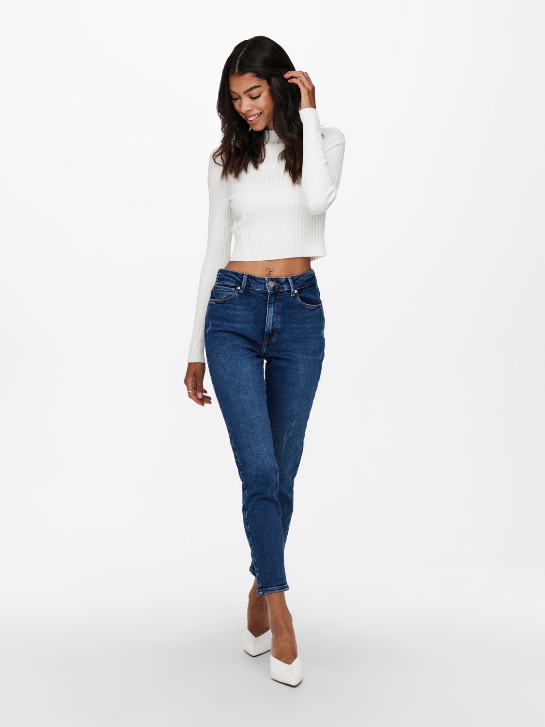 ONLEmily Life Ankle Straight fit jeans