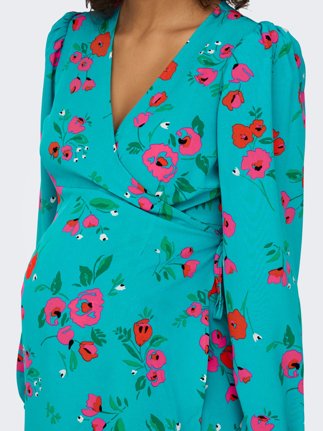 Mama printed Maxi dress