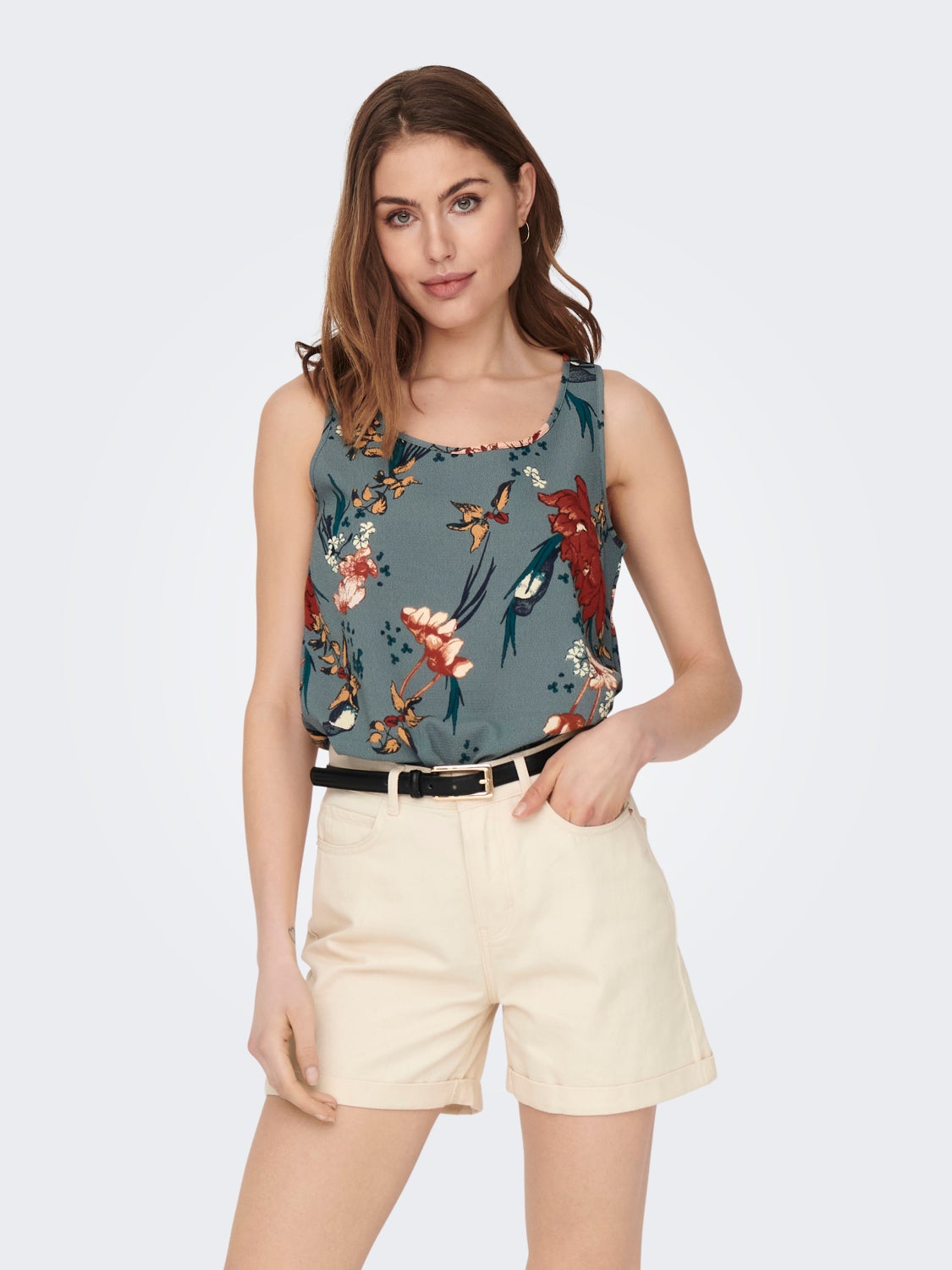 Regular Fit O-Neck Top