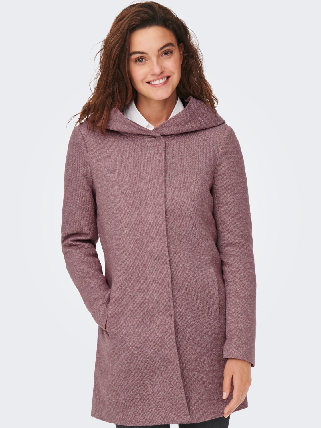 Coat with hood