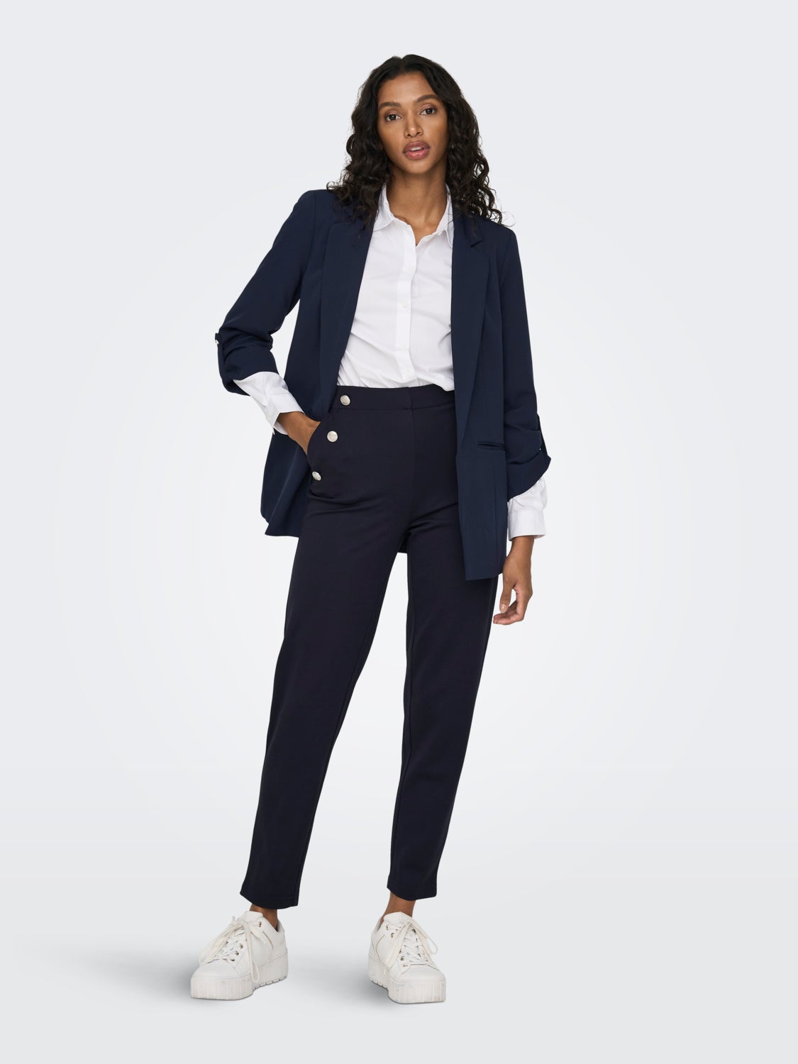 Long 3/4 sleeved blazer