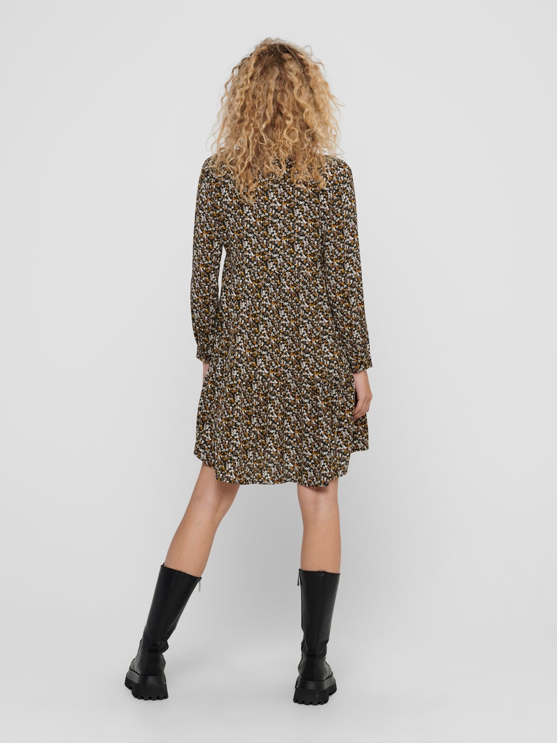 Mini dress with print