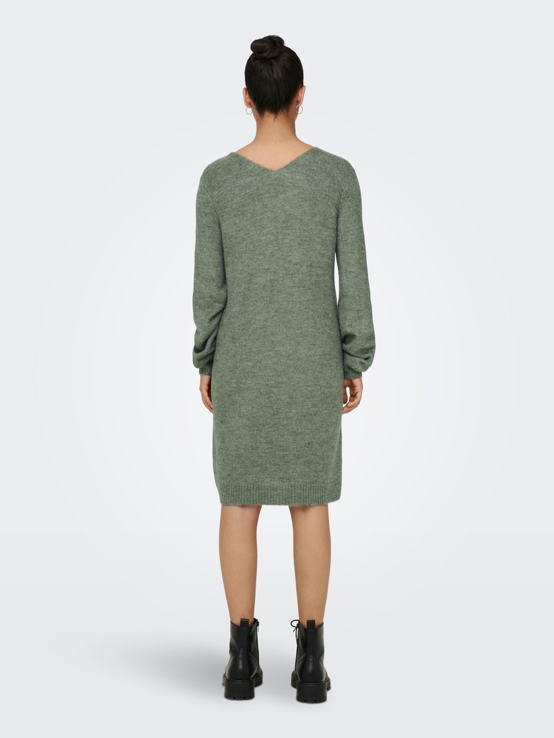 V-neck Knitted Dress