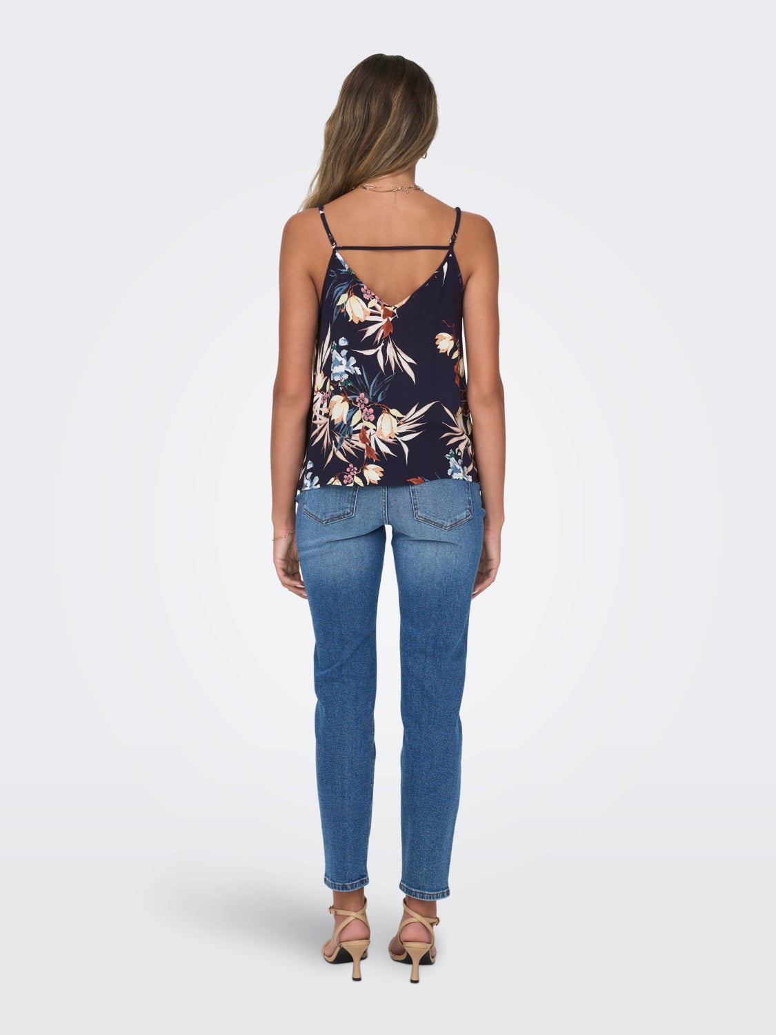 Midi singlet with v-neck