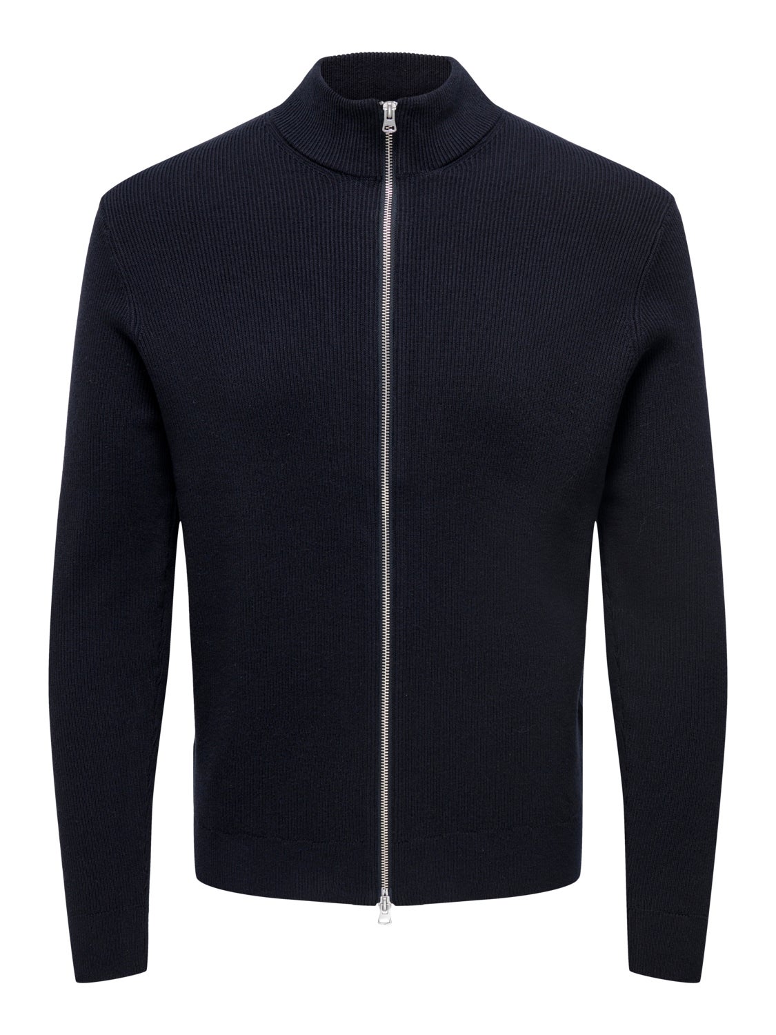 High neck Knit Cardigan