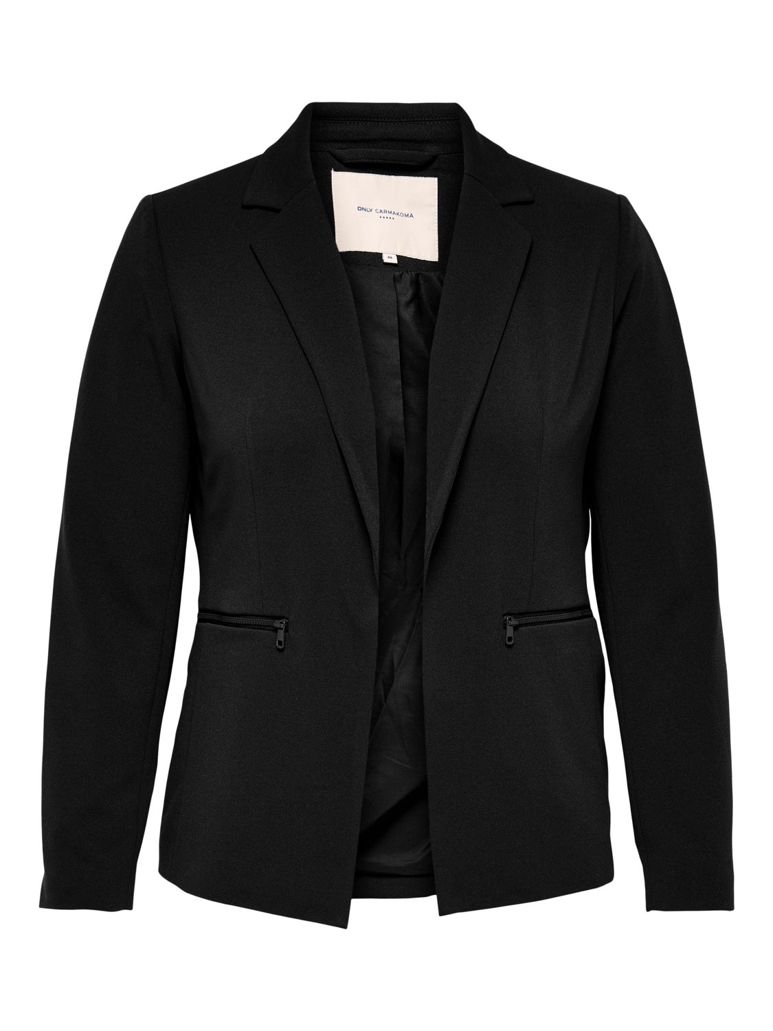 Curvy fitted zip Blazer