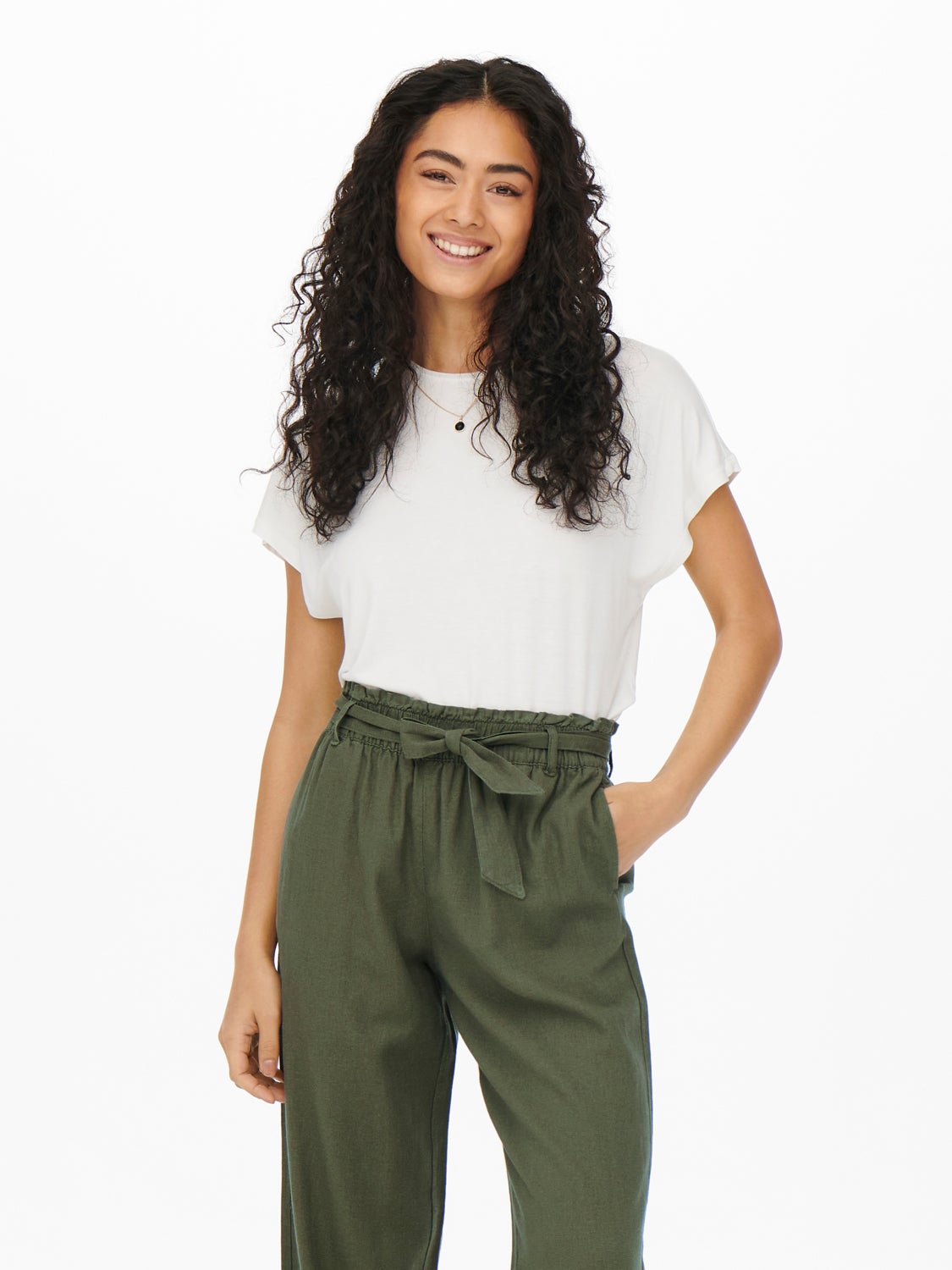 Solid colored T-shirt