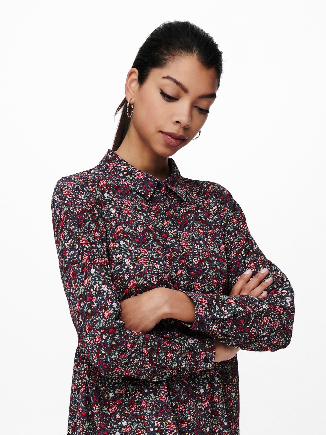 Mini dress with print