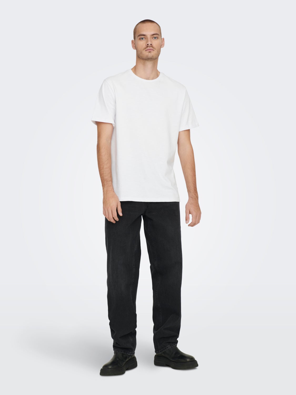 ONSFIVE RELAX WASHED BLACK 3853 JEANS